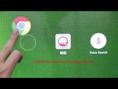 Floor standing Touch screen Windows/Android OS LCD Advertising Screen For Elevator