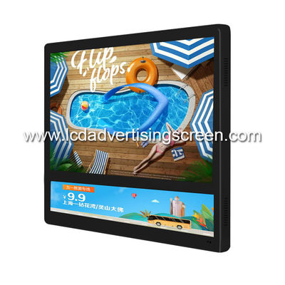 WiFi Double Screen LCD Advertising Player With CMS Software