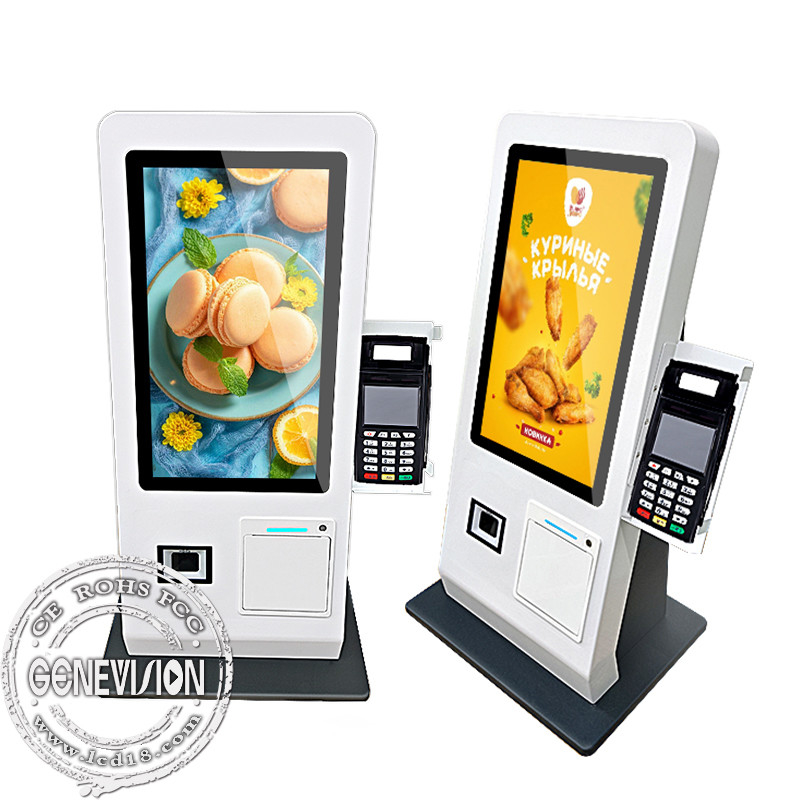 15.6'' Restaurant Desktop Self Service Pos System For Dinner Ordering