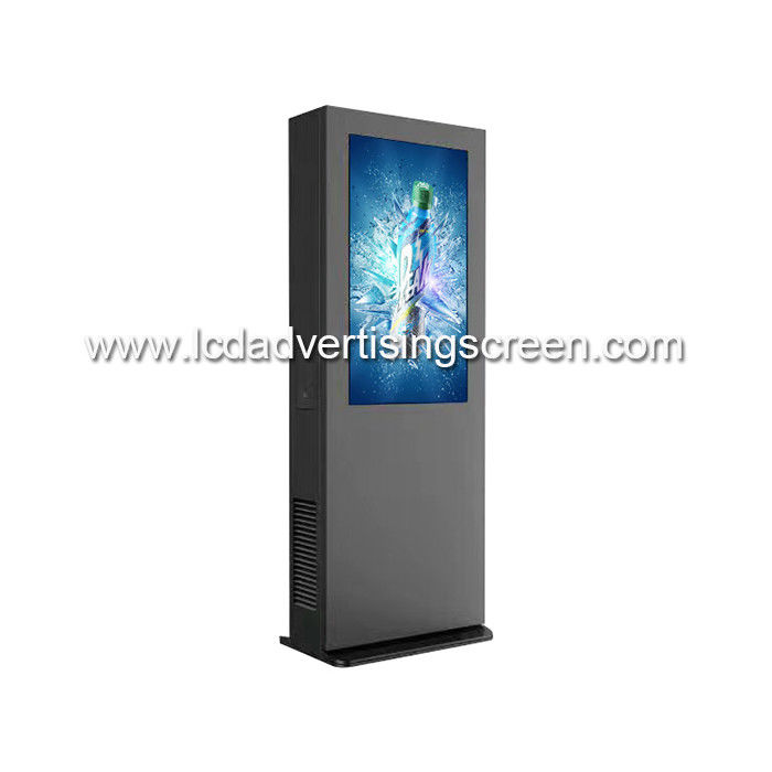 Multi Language 55 Inch Outdoor Digital Signage Display Stand PC Touch Screen