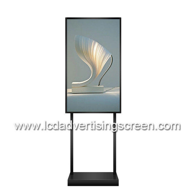 IP65 55 Inch Android Shop Window Display 2500cd/m2
