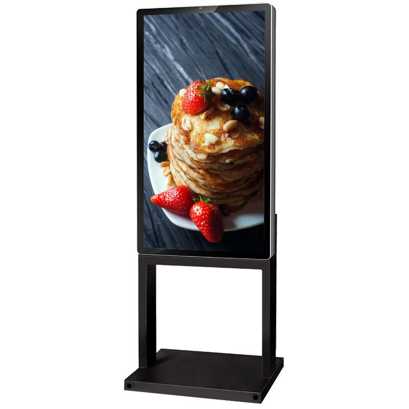 43 Inch 2500nits AIO Android Floor Standing Kiosk RAM 2G ROM 8G