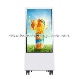 32inch Movable Nano Film Touch Screen LCD Display Stand for Retail Shop